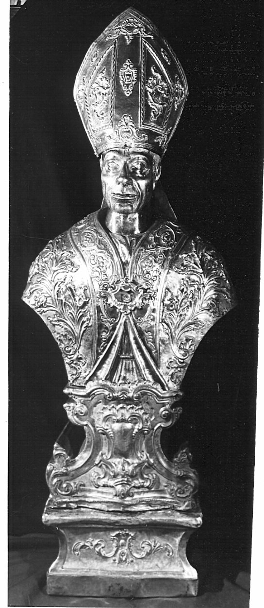 reliquiario - a busto, serie - bottega lombarda (sec. XVIII)