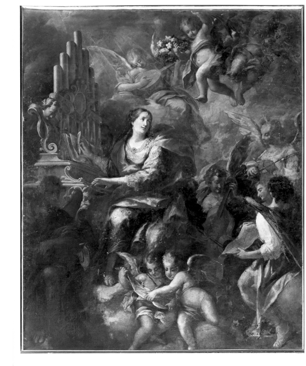 Santa Cecilia (dipinto) - ambito lombardo (fine sec. XVII)