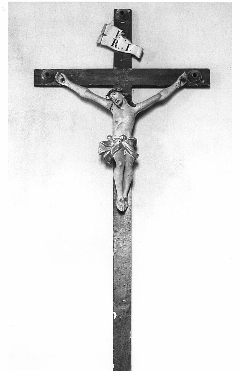croce processionale, opera isolata - bottega lombarda (secc. XVIII/ XIX)
