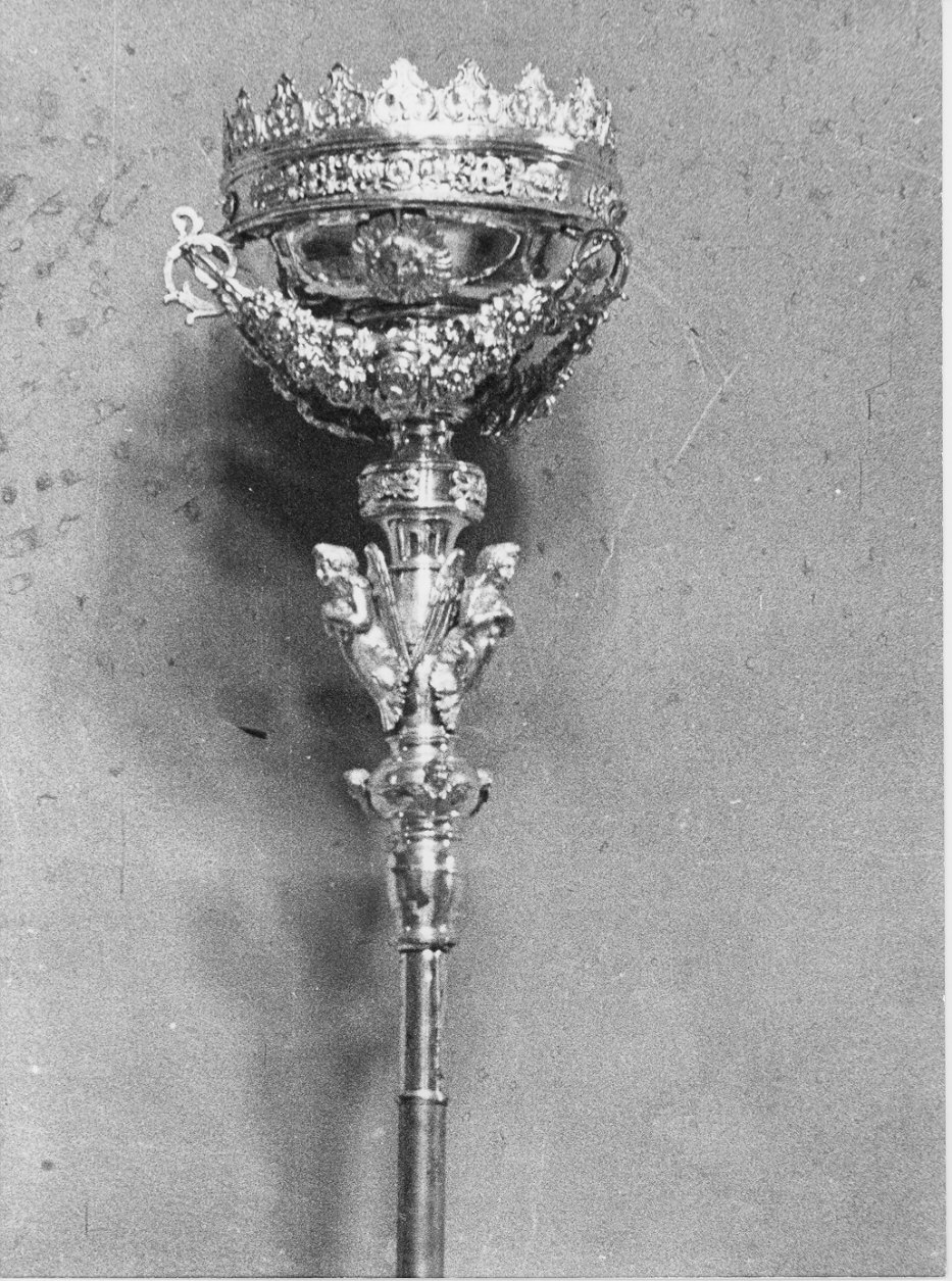 candelabro portatile, coppia - bottega lombarda (prima metà sec. XIX)