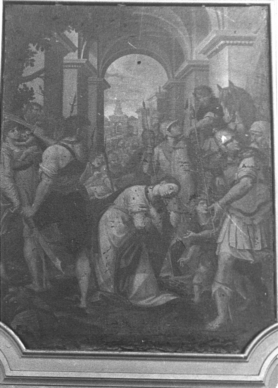 martirio di Santa Giuliana (dipinto, opera isolata) - ambito lombardo (prima metà sec. XVII)