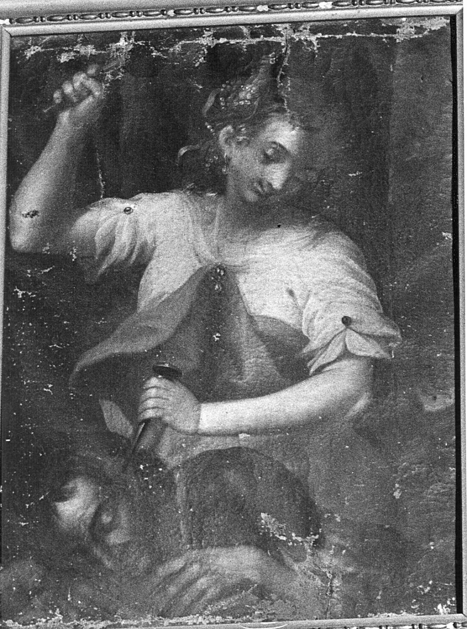 Giaele uccide Sisara (dipinto, pendant) - ambito lombardo (seconda metà sec. XVII)