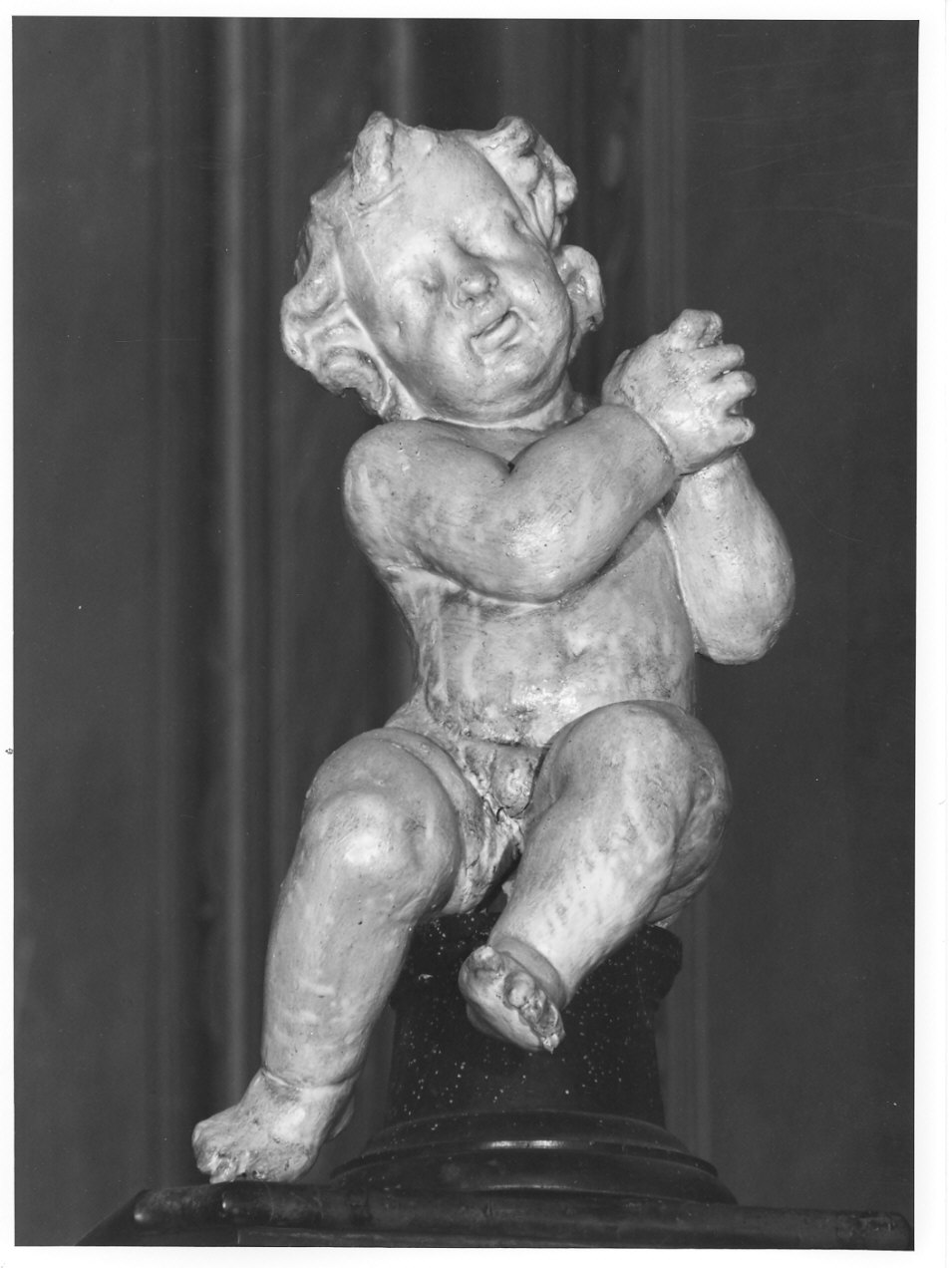 putto (statua, elemento d'insieme) - bottega lombarda (sec. XVIII)