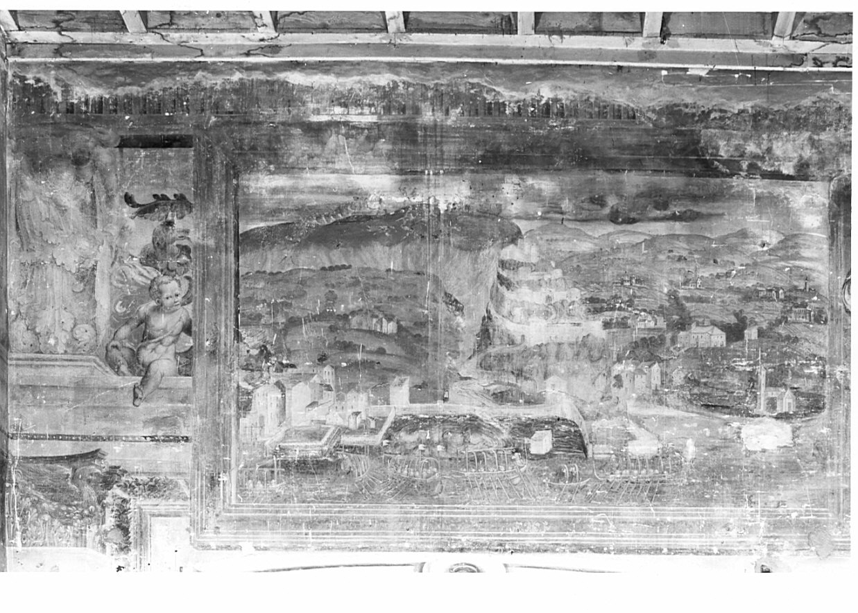 Battaglia di Musso (dipinto, elemento d'insieme) - ambito lombardo (sec. XVI)