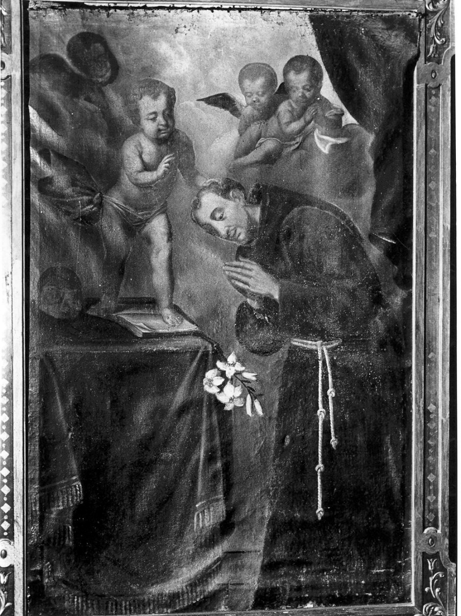 Sant'Antonio da Padova (dipinto, opera isolata) - ambito lombardo (secc. XVII/ XVIII)