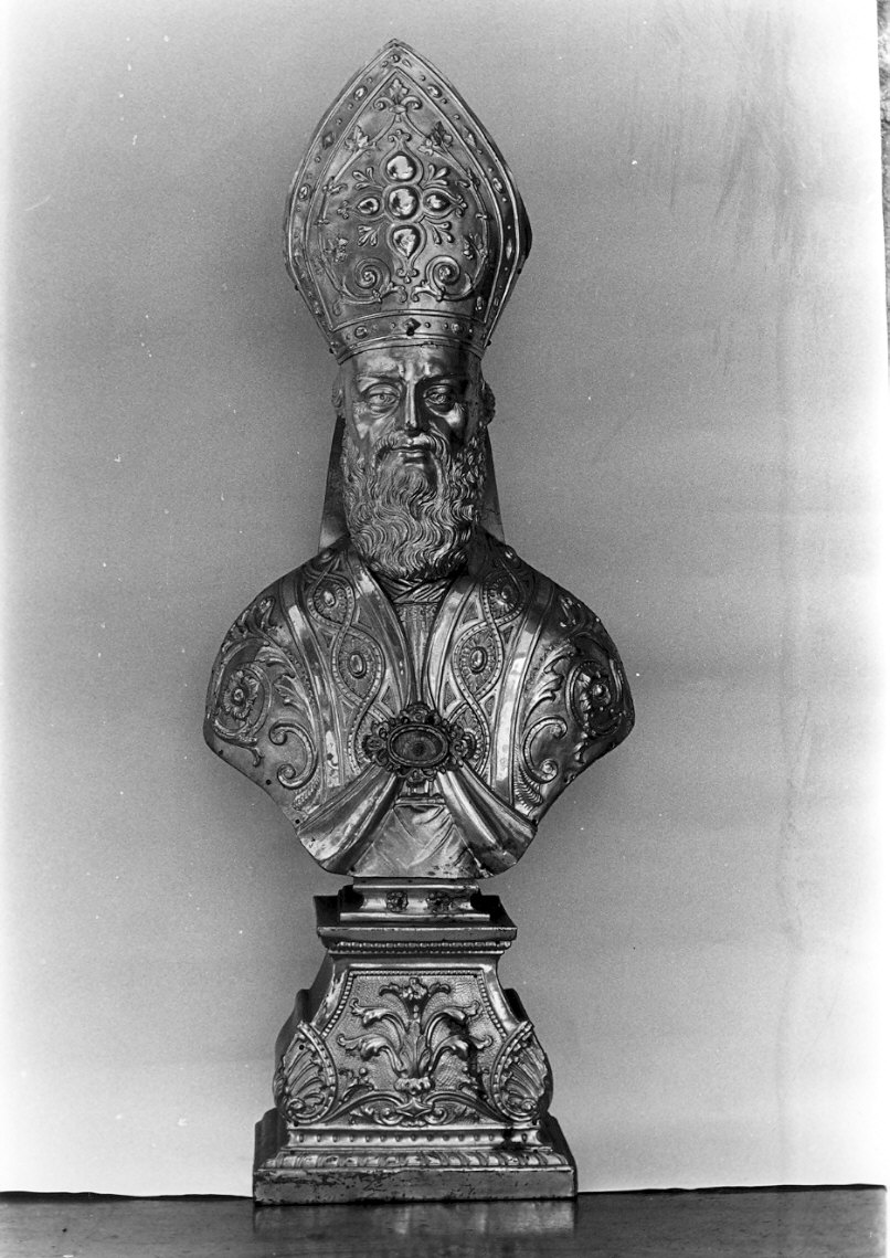 San Biagio (reliquiario - a busto, opera isolata) - bottega milanese (sec. XIX)