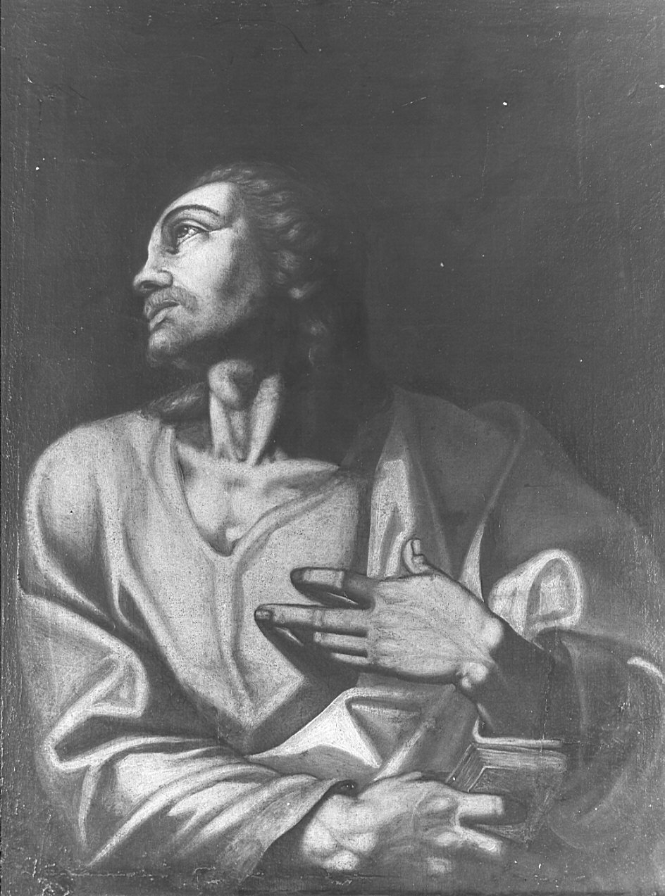Santo evangelista (?) (dipinto, opera isolata) - ambito lombardo (secc. XVII/ XX)