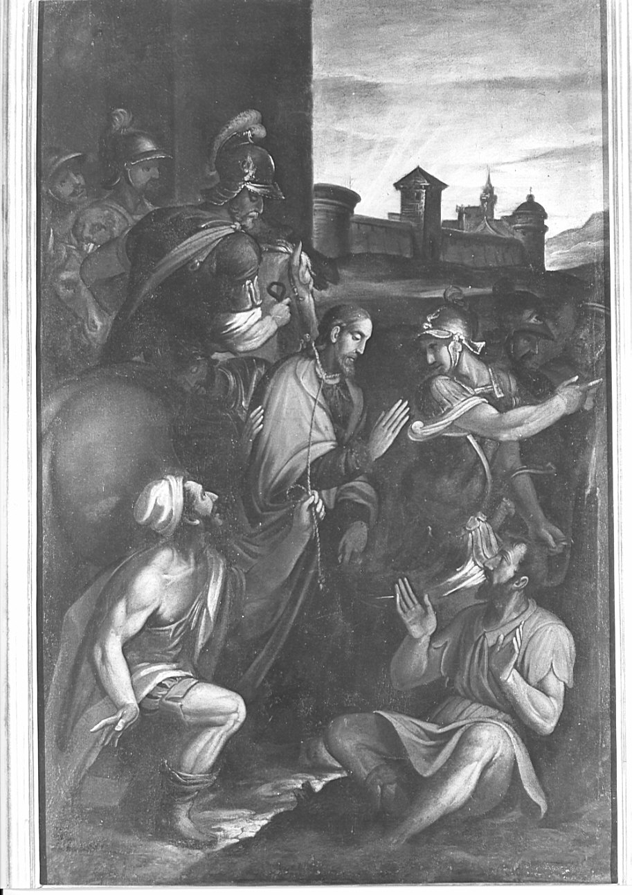 San Giacomo il Maggiore condotto al martirio (dipinto, opera isolata) - ambito lombardo (inizio sec. XVII)