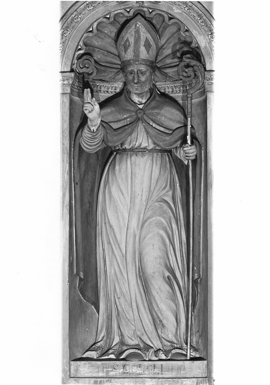 San Carlo Borromeo (statua, opera isolata) - bottega lombarda (seconda metà sec. XVII)