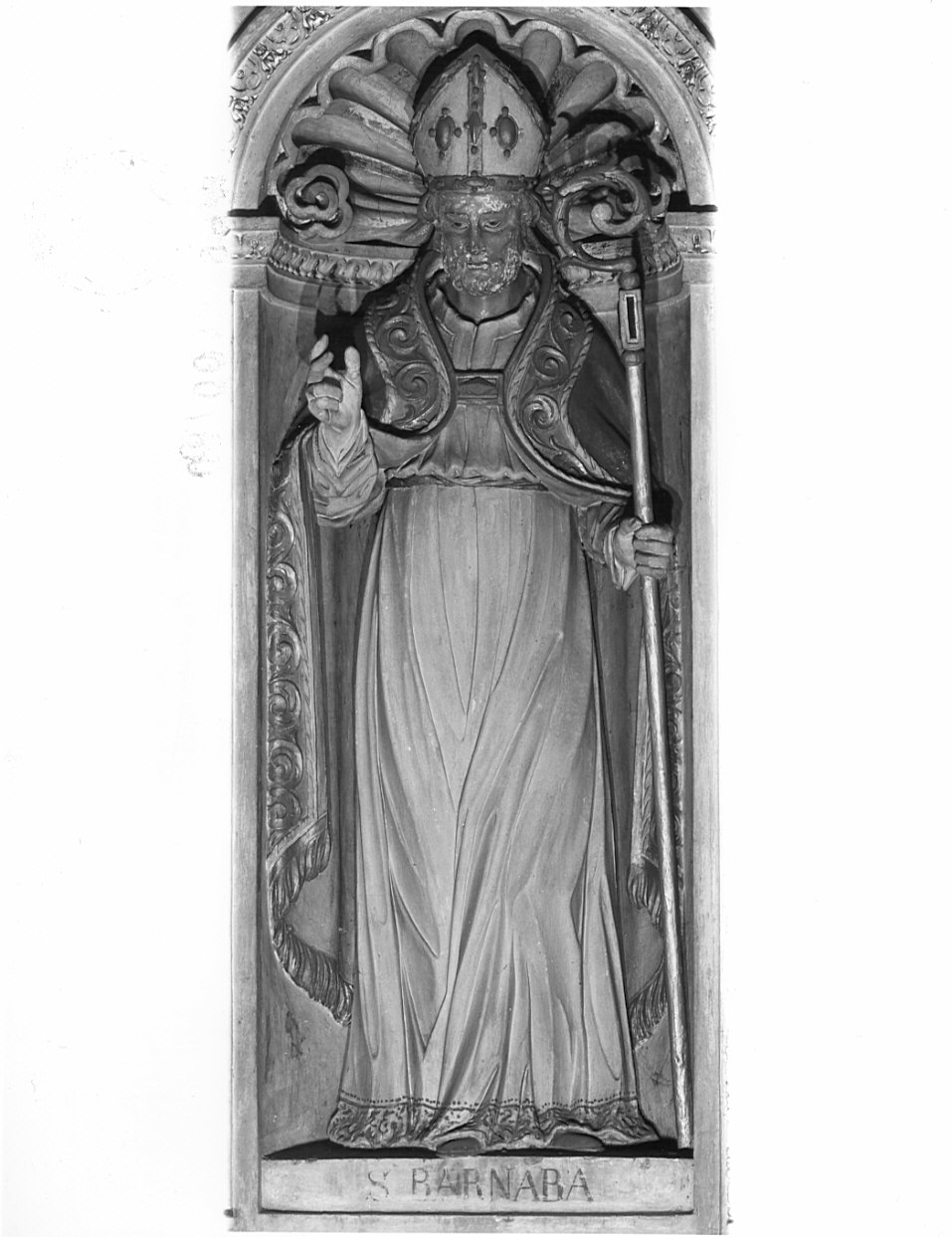 San Barnaba (statua, opera isolata) - bottega lombarda (seconda metà sec. XVII)