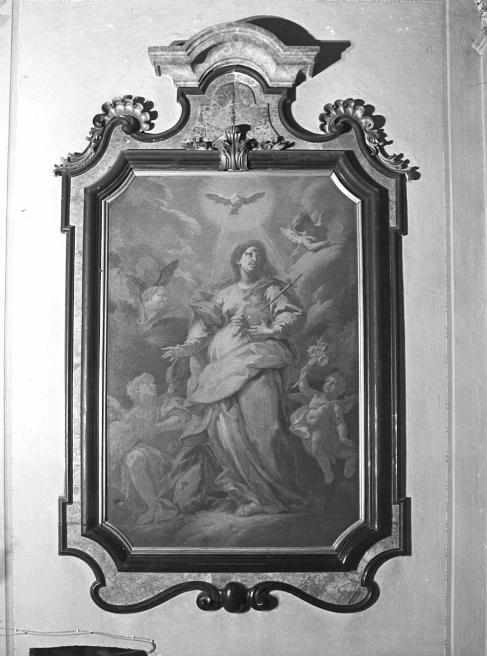 Sacro Cuore di Maria (dipinto, opera isolata) - ambito lombardo (prima metà sec. XVIII)