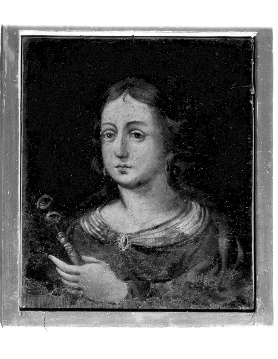 Santa Lucia (dipinto, opera isolata) - ambito lombardo (sec. XVII, sec. XIX)