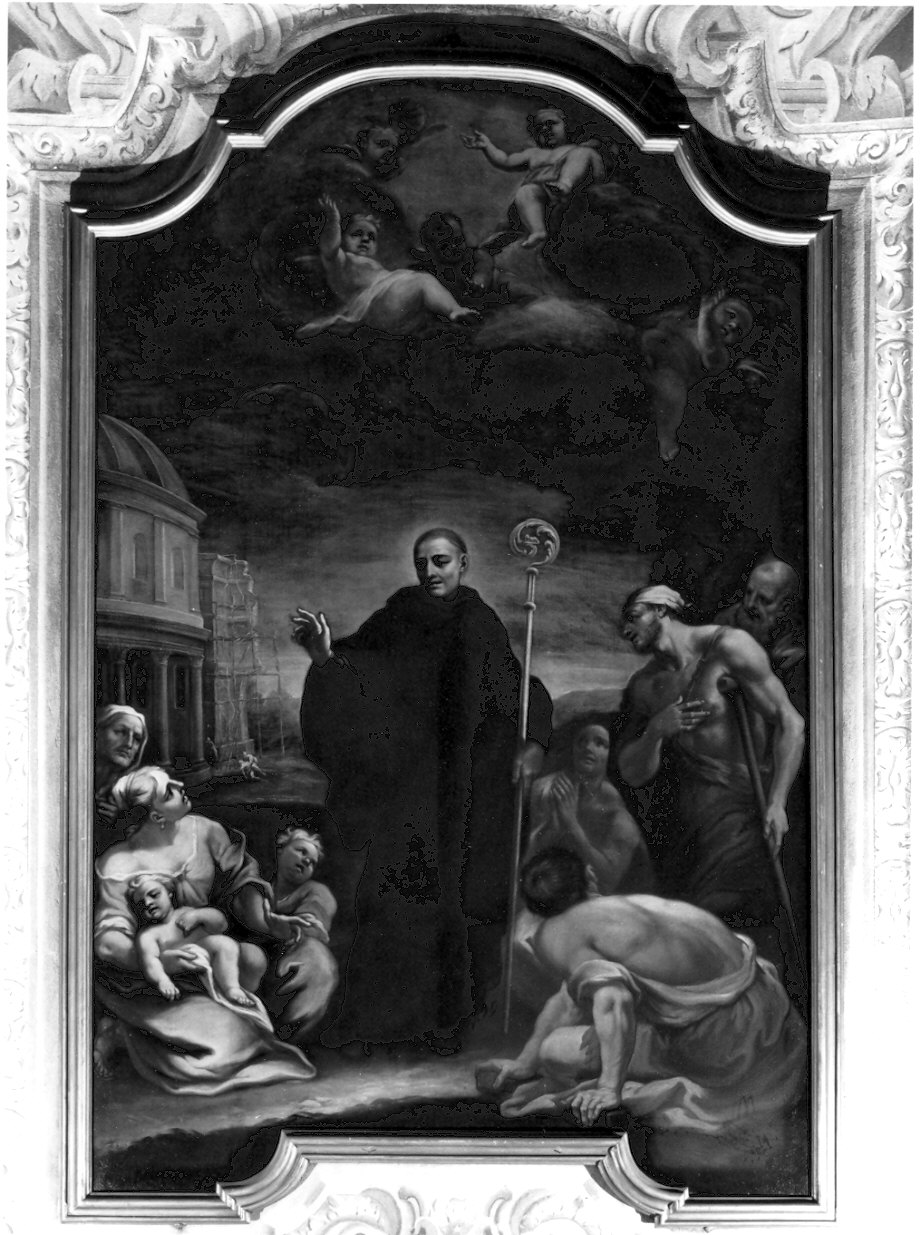 Miracolo di San Mauro (dipinto, opera isolata) - ambito lombardo (prima metà sec. XVIII)