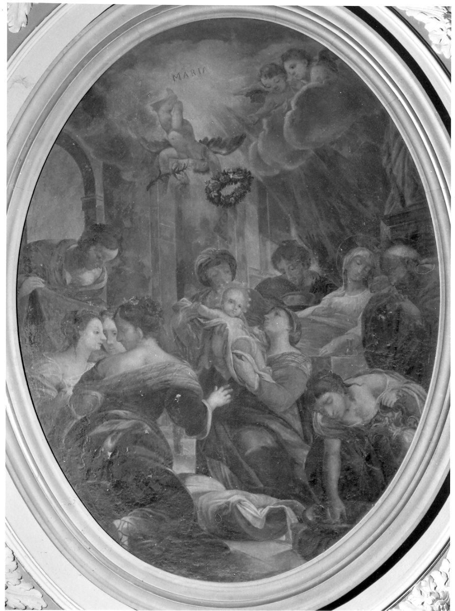 nascita di Maria Vergine (dipinto, opera isolata) - ambito lombardo (sec. XVIII)