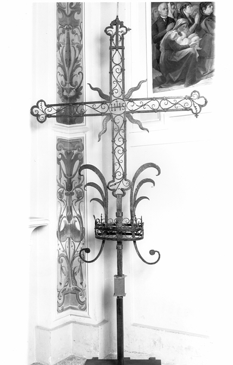 croce, opera isolata - bottega lombarda (sec. XVII)