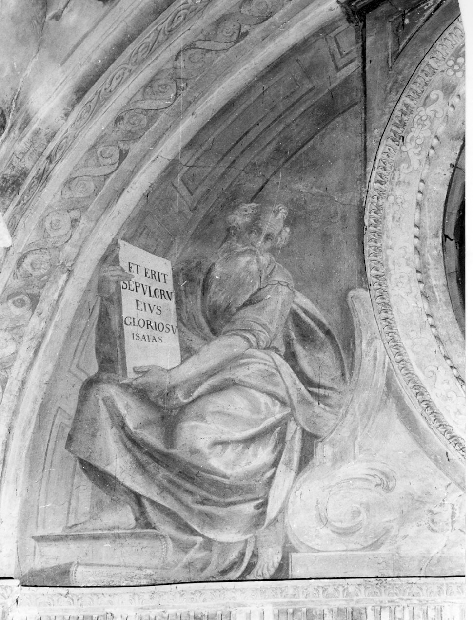 Isaia (dipinto, elemento d'insieme) di Lampugnani Giovanni Battista, Lampugnani Giovanni Francesco (inizio sec. XVII)