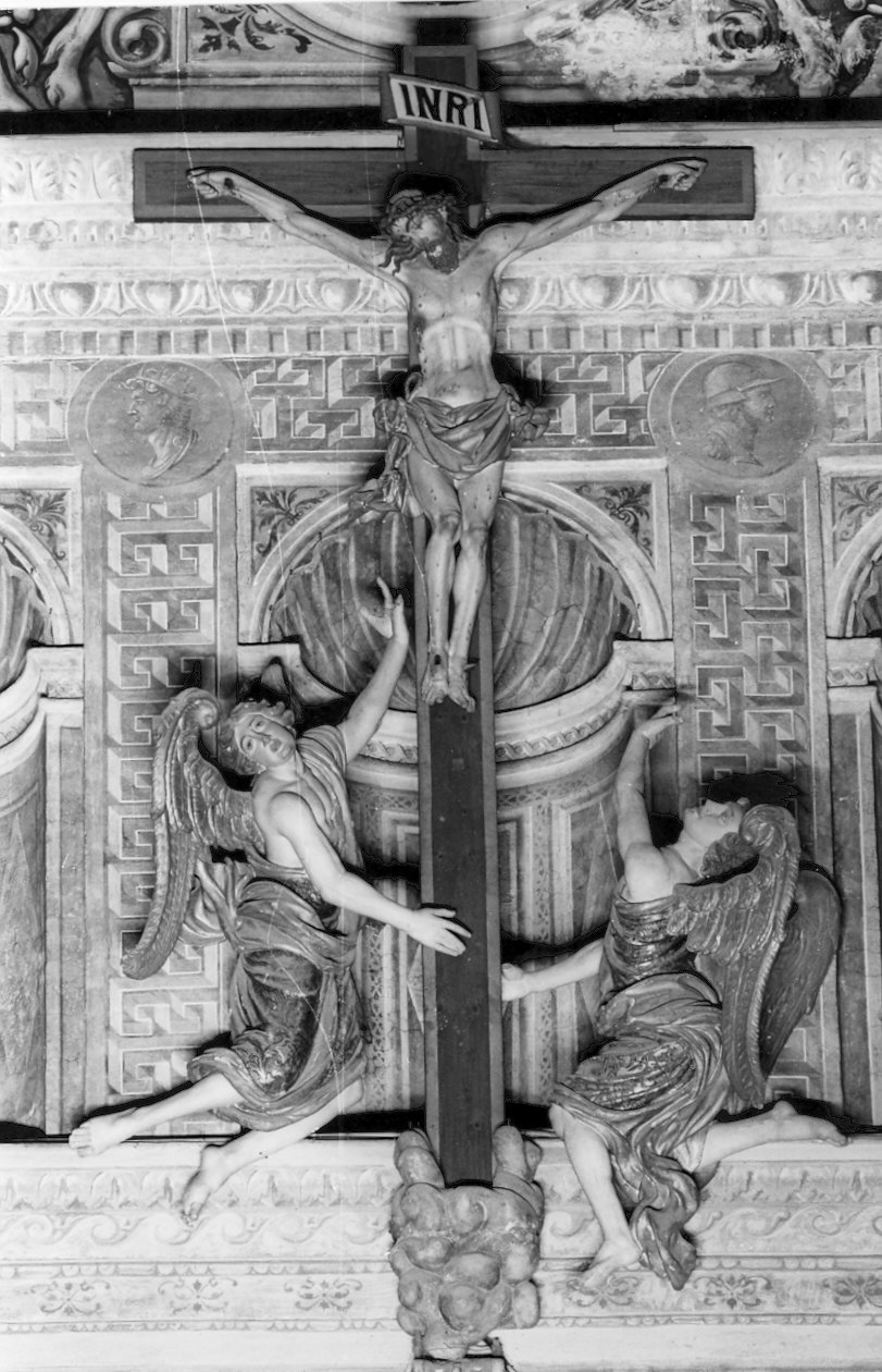 crocifisso, opera isolata di Perego Carlo Antonio (sec. XVIII)