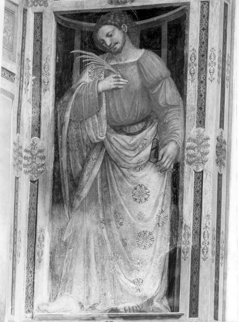 San Giovanni Evangelista (dipinto, elemento d'insieme) di Luini Evangelista, Luini Giovan Pietro, Luini Aurelio (metà sec. XVI)