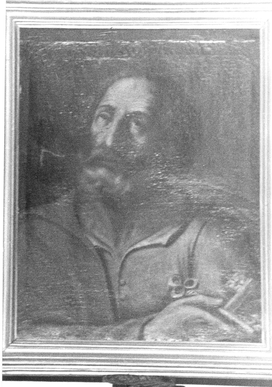 San Pietro Apostolo (dipinto, opera isolata) - ambito lombardo (sec. XVII)