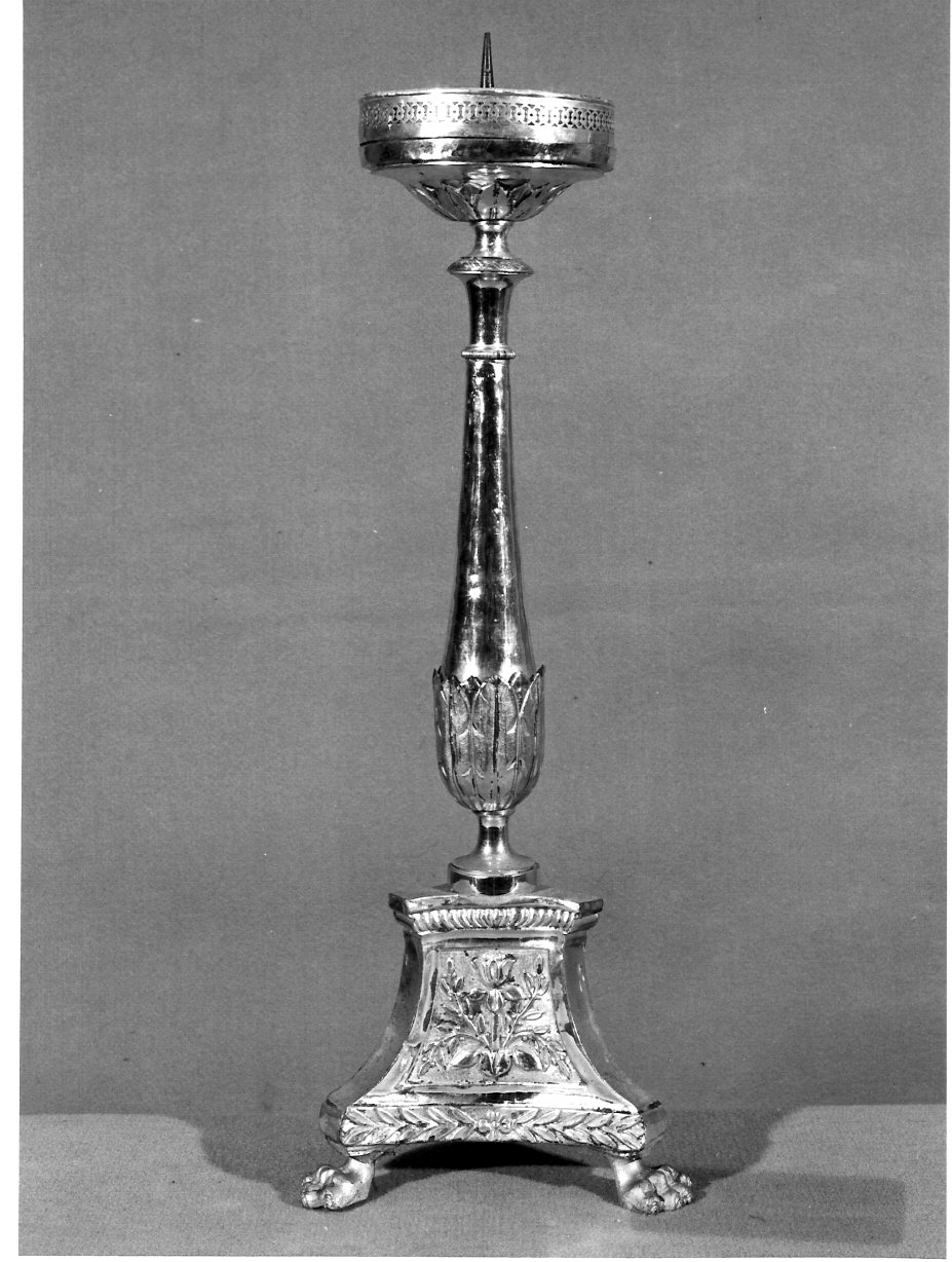 candelabro, serie - bottega lombarda (sec. XIX)