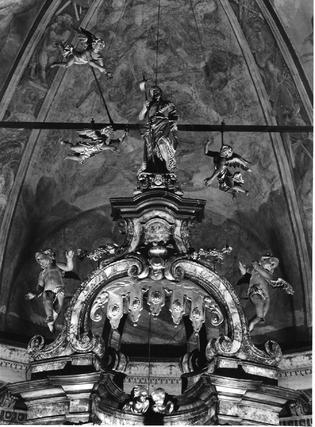 San Giovanni Battista (gruppo scultoreo, elemento d'insieme) - bottega lombarda (sec. XVIII)