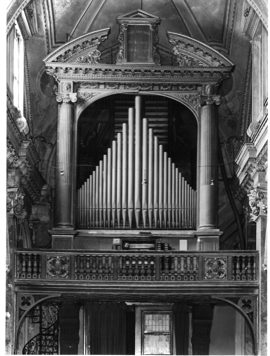 tribuna d'organo, opera isolata di Serassi Giuseppe Federico (e aiuti) (sec. XIX)