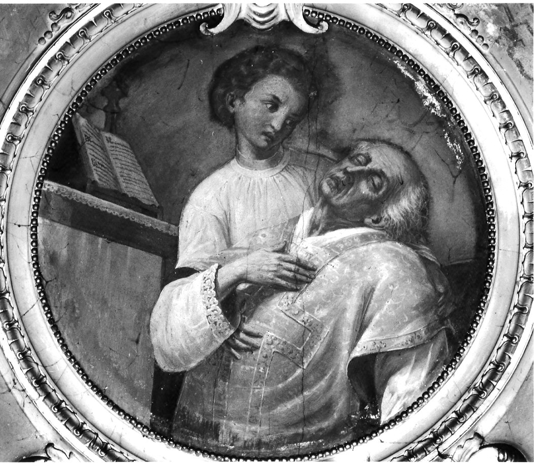 Sant'Andrea d'Avellino (dipinto, elemento d'insieme) di Barabini Gaetano (attribuito) (sec. XIX)