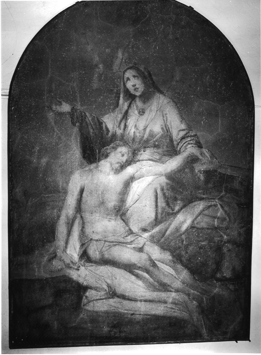 Pietà (dipinto, opera isolata) di Valtorta Giovanni (sec. XIX)