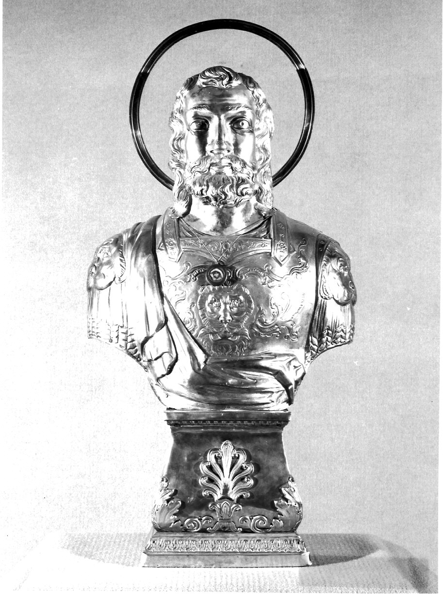 Santi (reliquiario - a busto, serie) - bottega lombarda (sec. XIX)