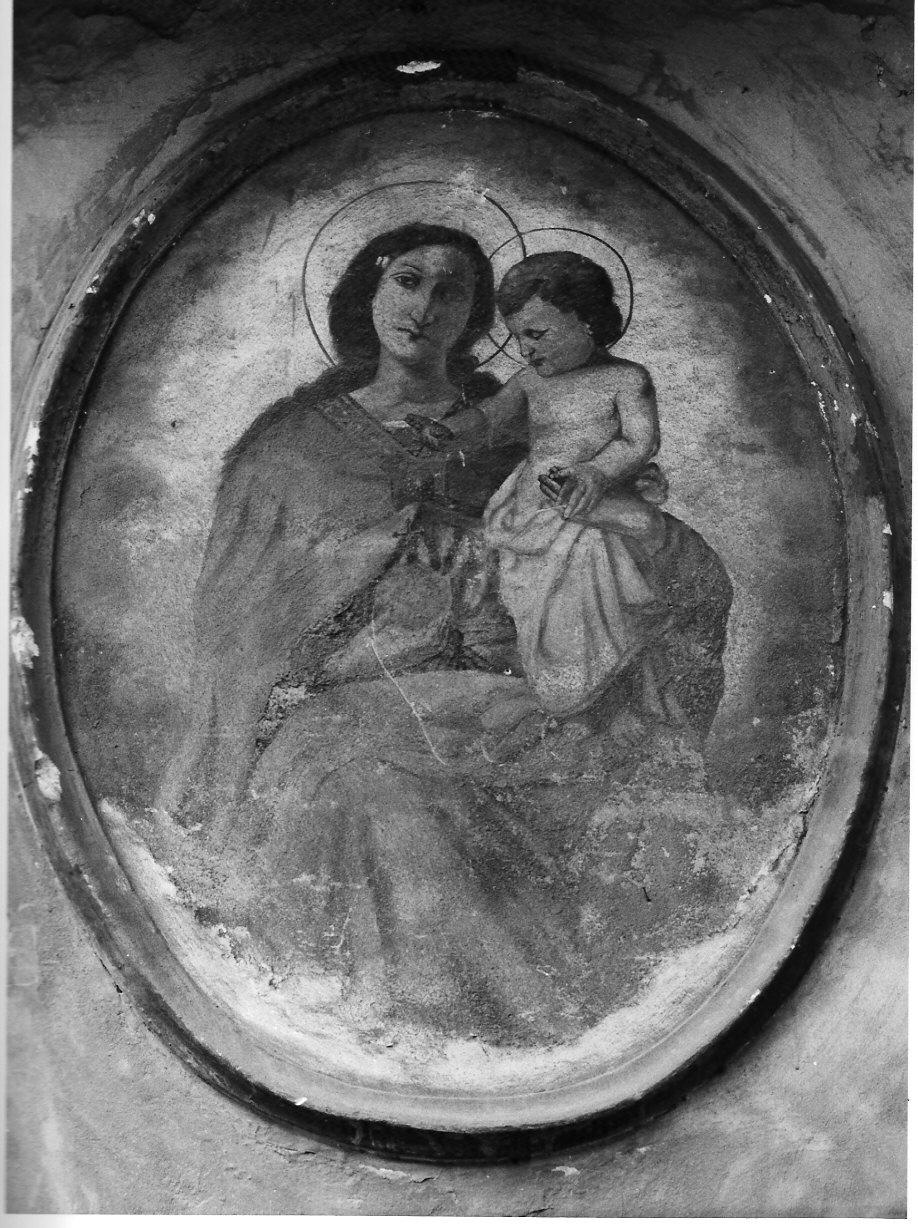 Madonna con Bambino (dipinto, opera isolata) - ambito lombardo (sec. XX)