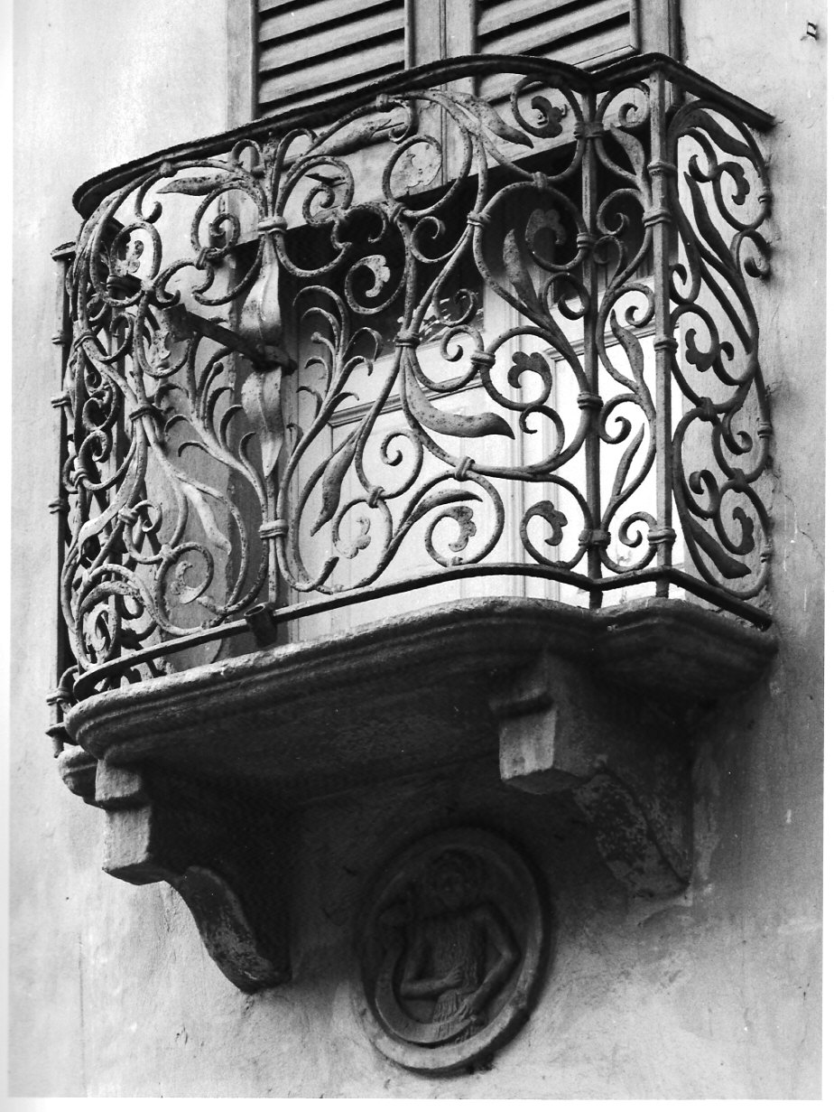 balcone, opera isolata - bottega lombarda (metà sec. XVIII)