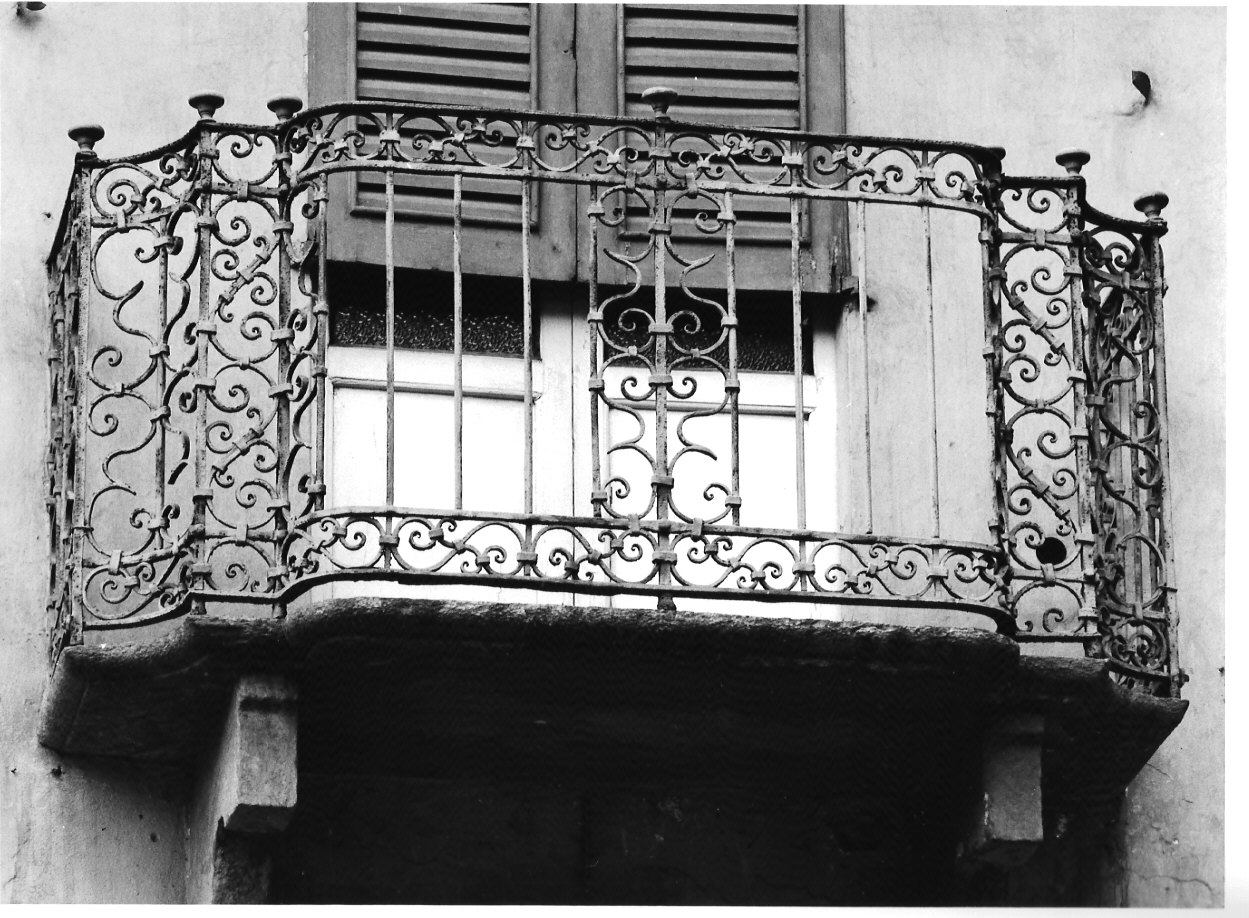 balcone, opera isolata - bottega lombarda (fine sec. XVIII)