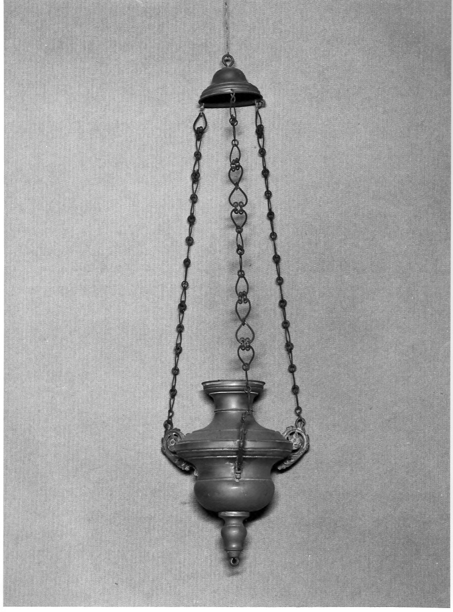 lampada pensile, serie - bottega lombarda (prima metà sec. XIX)