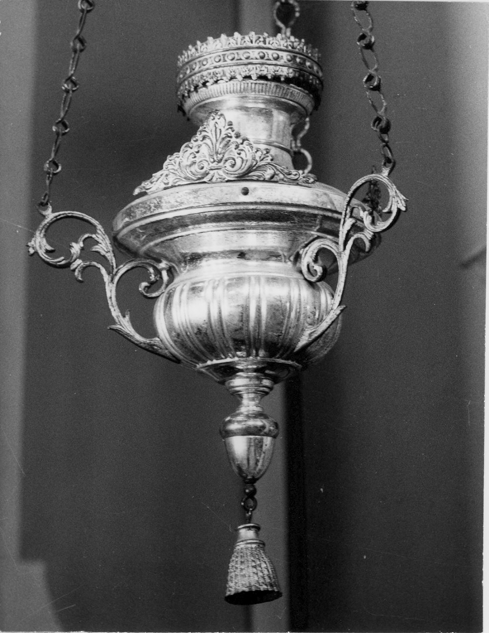 lampada pensile, coppia - bottega Italia settentrionale (secc. XIX/ XX)