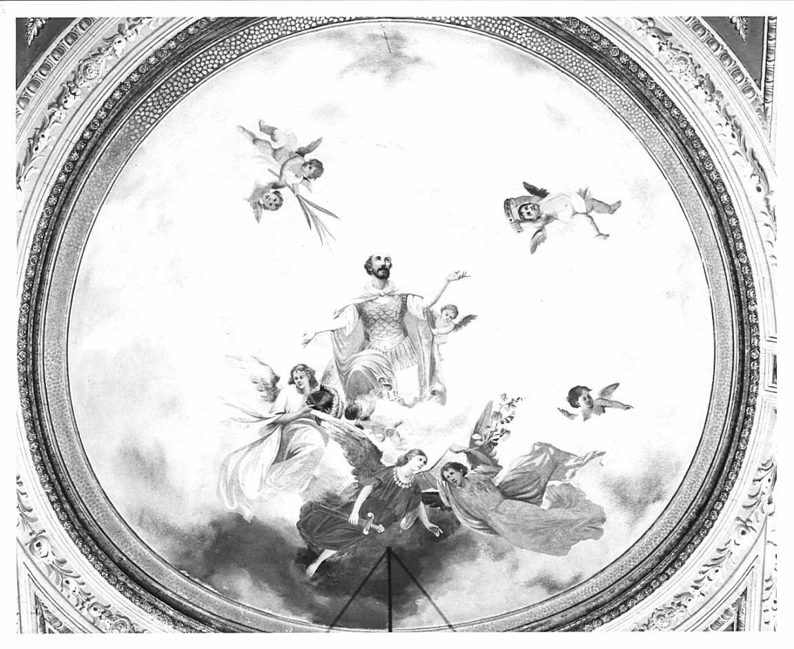 gloria di San Vittore (dipinto, opera isolata) - ambito lombardo (secc. XIX/ XX)