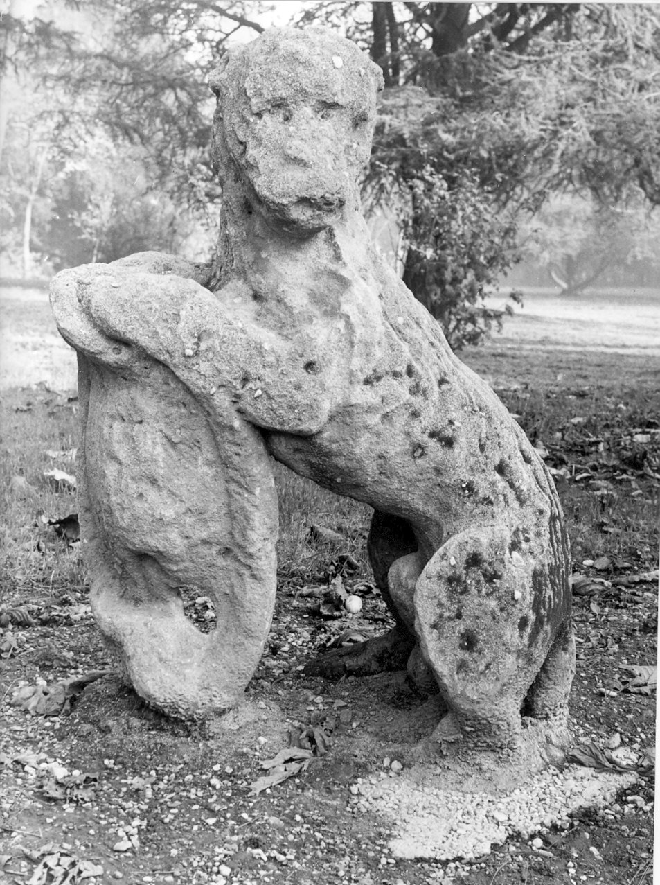 leone (scultura, opera isolata) - bottega lombarda (sec. XVIII)