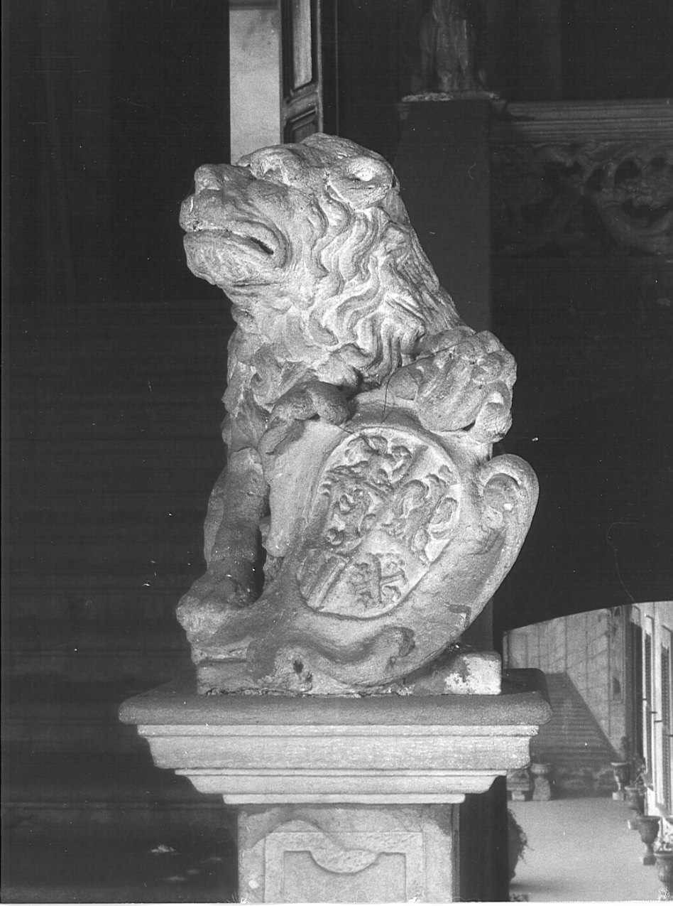 leone (scultura, opera isolata) - bottega lombarda (sec. XVII)