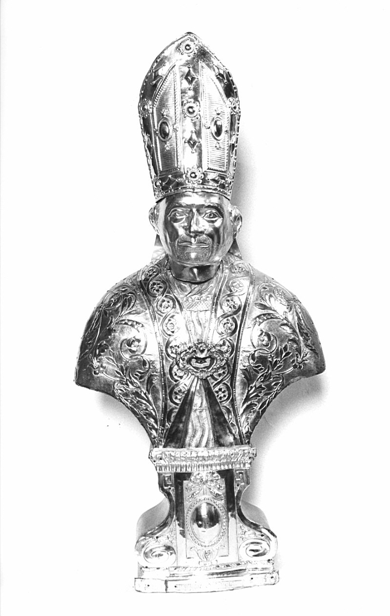 San Carlo Borromeo (reliquiario - a busto) - bottega lombarda (sec. XIX)
