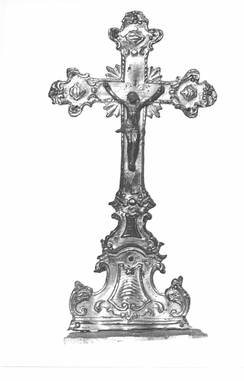 croce d'altare - bottega Italia settentrionale (sec. XVIII)
