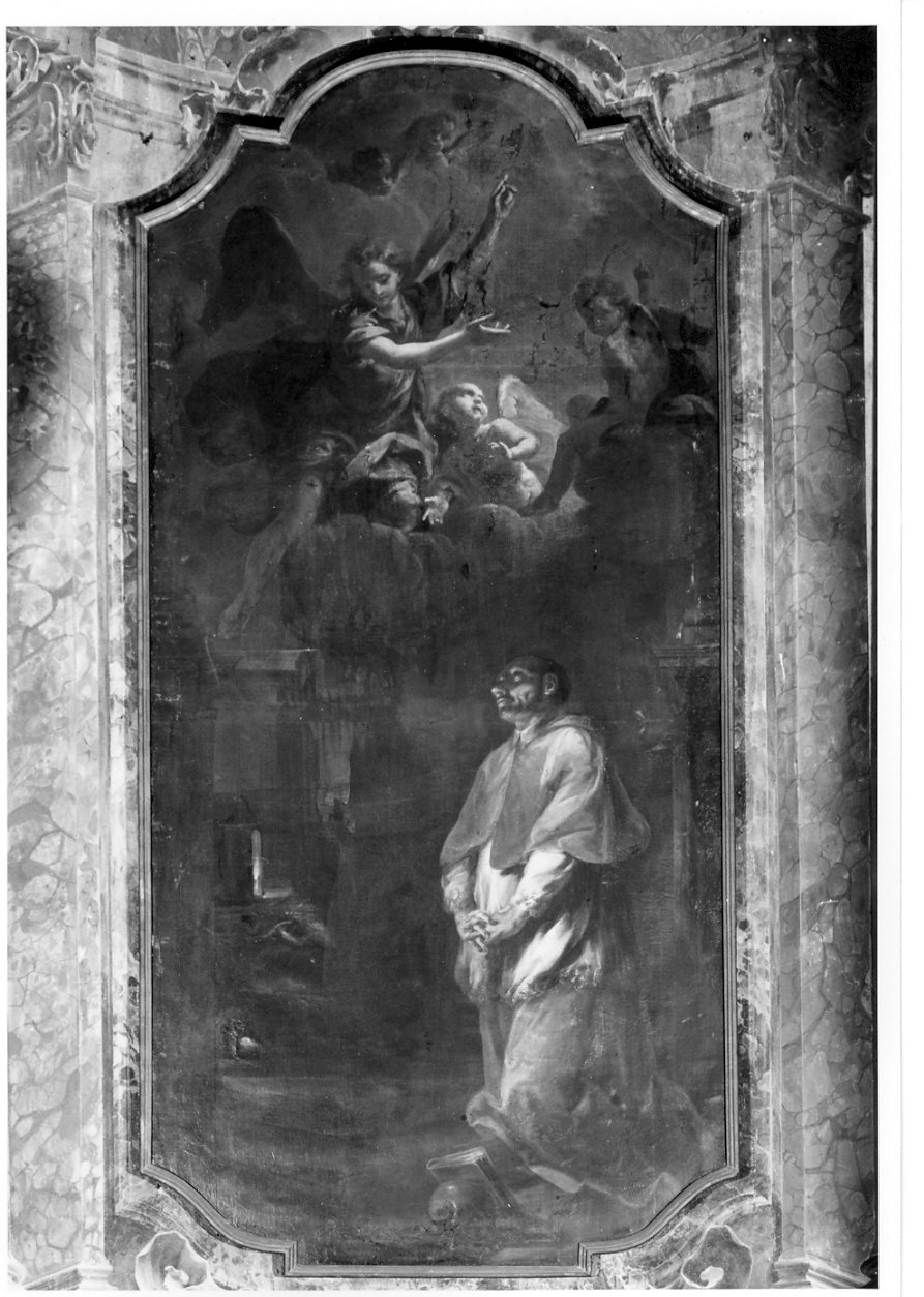 San Carlo Borromeo (dipinto, opera isolata) - ambito lombardo (prima metà sec. XVIII)