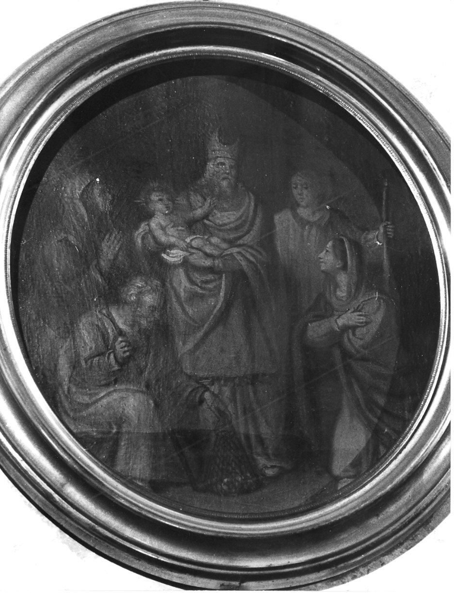 presentazione di Gesù al tempio (dipinto, elemento d'insieme) - ambito lombardo (sec. XIX)