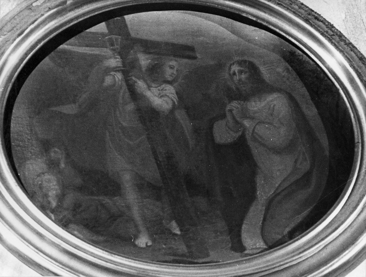 apparizione di Cristo agli apostoli sul monte degli Ulivi (dipinto, elemento d'insieme) - ambito lombardo (secc. XVI/ XVII)