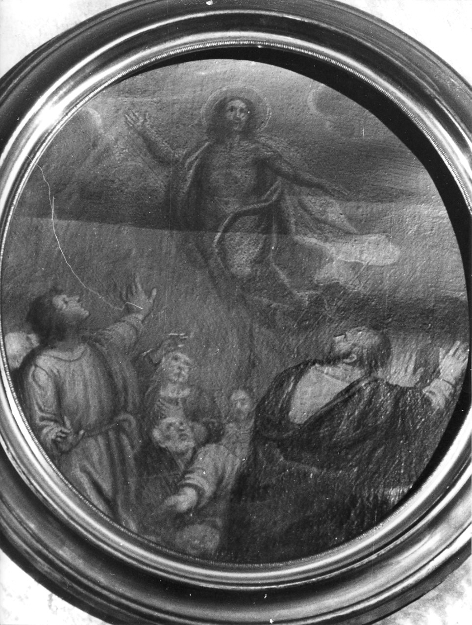 ascensione di Cristo (dipinto, elemento d'insieme) - ambito lombardo (secc. XVI/ XVII)