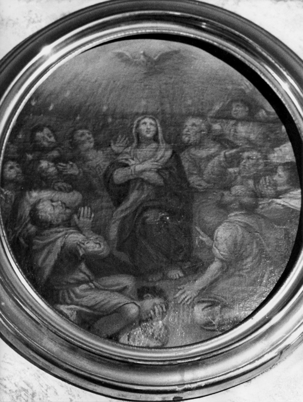 Pentecoste (dipinto, elemento d'insieme) - ambito lombardo (secc. XVI/ XVII)