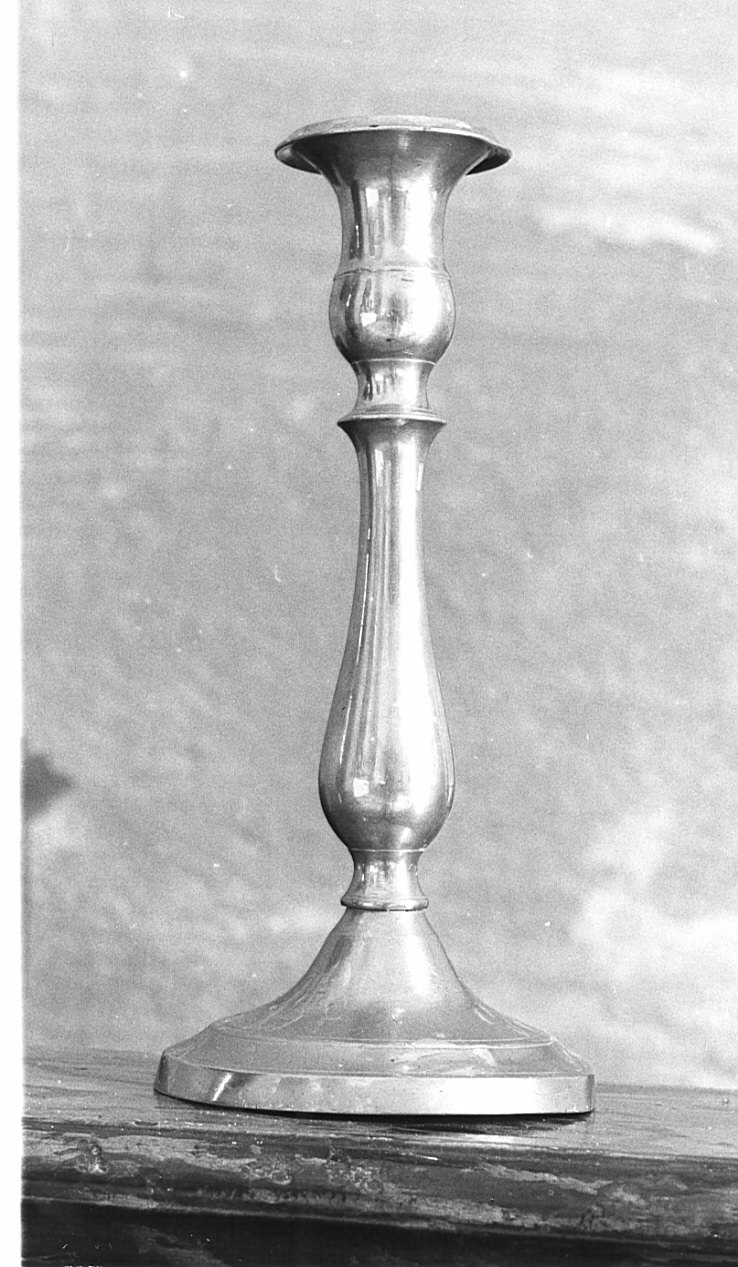 candeliere, serie - bottega italiana (fine/inizio secc. XIX/ XX)