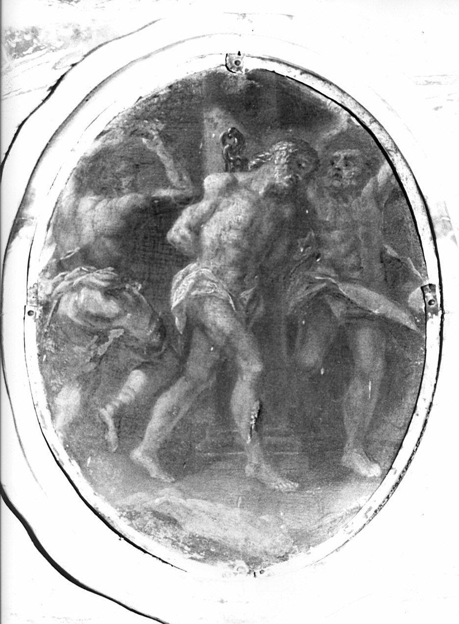 flagellazione di Cristo (dipinto, elemento d'insieme) - ambito italiano (prima metà sec. XVIII)