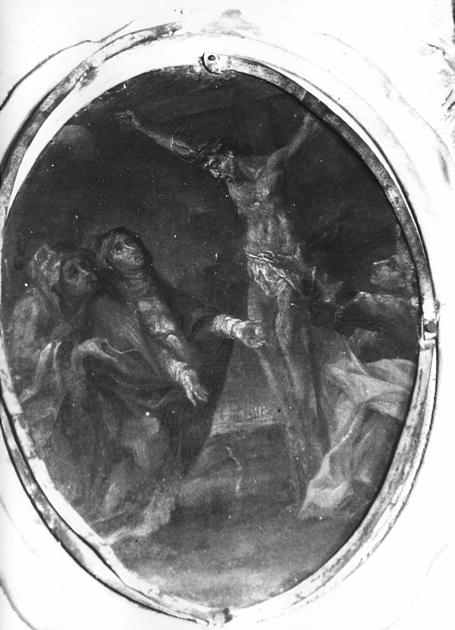 crocifissione di Cristo (dipinto, elemento d'insieme) - ambito italiano (prima metà sec. XVIII)