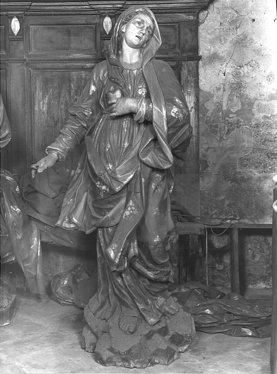 Madonna Addolorata (statua, opera isolata) - bottega italiana (sec. XVIII)