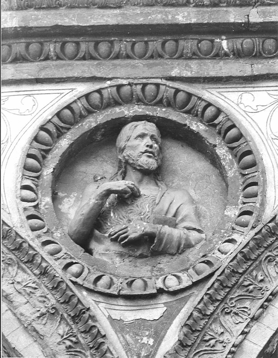 San Giovanni Battista (capitello, elemento d'insieme) - bottega lombarda (fine sec. XV)