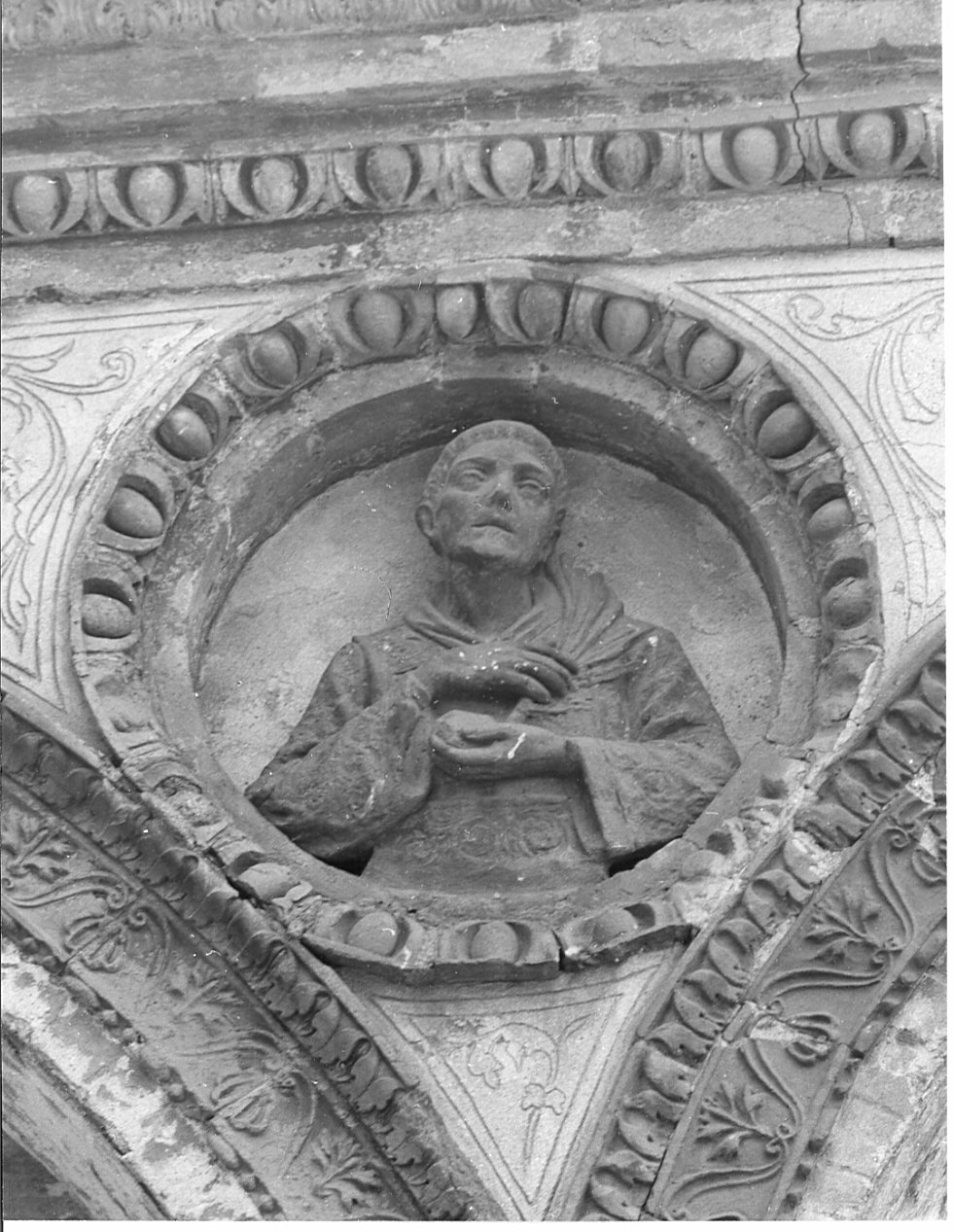 Santo Stefano (capitello, elemento d'insieme) - bottega lombarda (fine sec. XV)